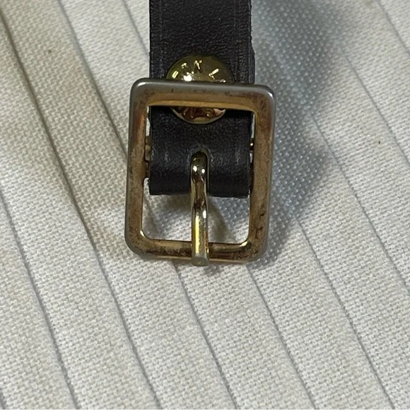 Louis Vuitton Small/Mini Luggage Tag in Dark Brown, 
Free Non LV Clasp. - Picture 12 of 15